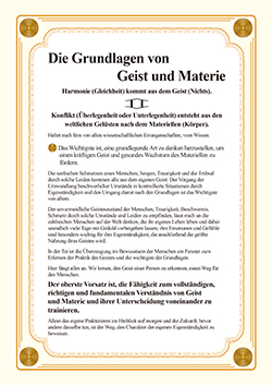 Die Grundlagen von Geist und Materie